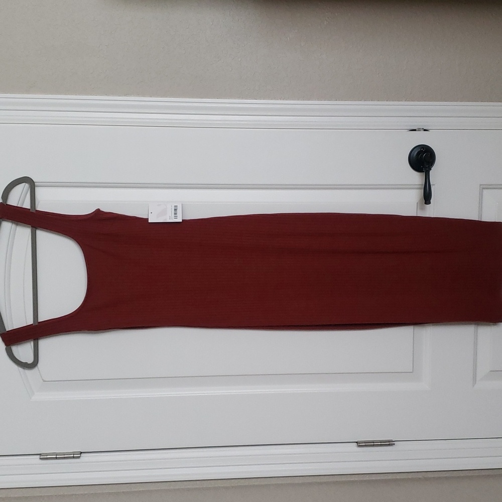 NWT Boutique sweater dress, rust color, size M